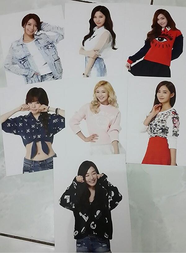 Girls Generation postcard lucky box LIMITED