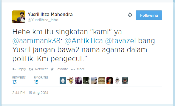 YUSRIL yang SABAR