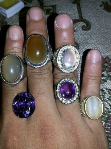 Jual cincin batu, kecubung, cempaka dll gan