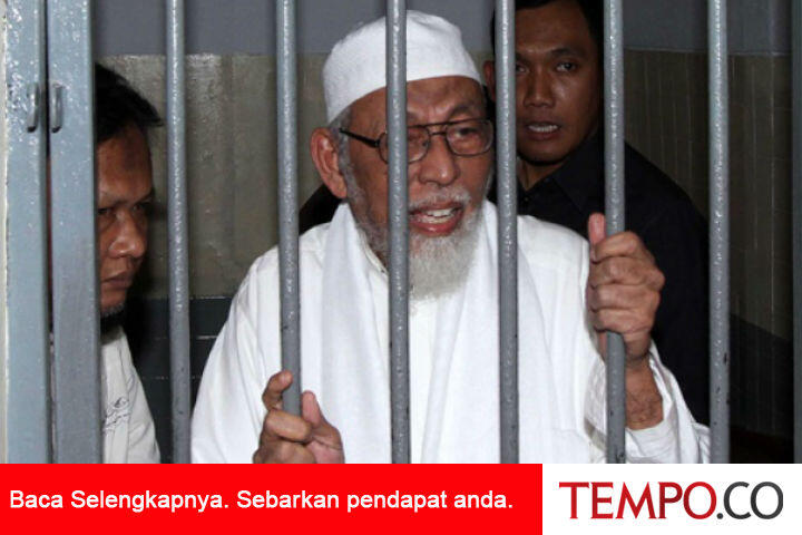 Abu Bakar Ba'asyir Tak Dapat Remisi Kemerdekaan