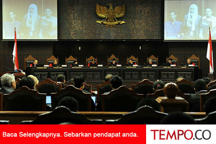 Keputusan MK Tergantung Subyektivitas Para Hakim