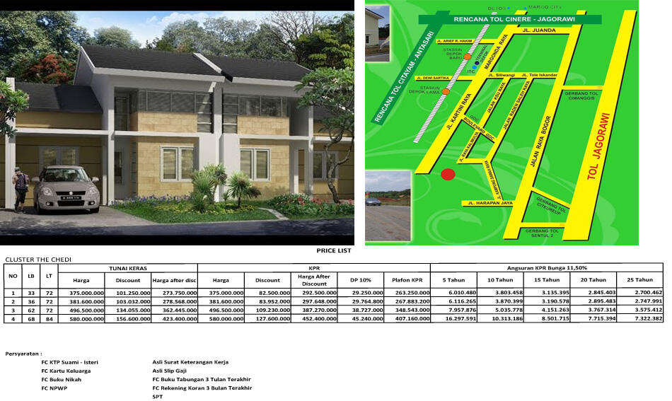 DIBUKA CLUSTER TERBARU HANYA 380jt Nett - DEPOK