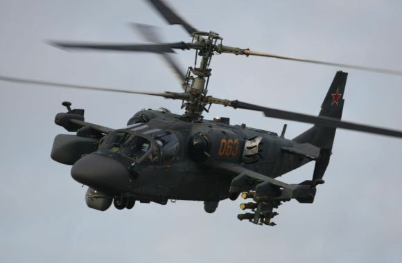 Helikopter Serang Ka-52 Alligator Rusia