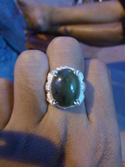 Jual Batu Lumut Aceh No Cacat + Ring