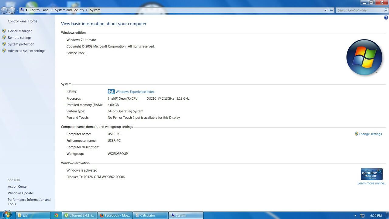 Cpu sepaket Xeon X3210 quad core ram corsair 4gb masuk dulu