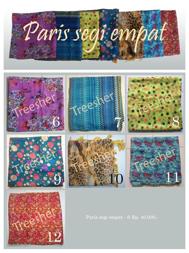 Hijab Paris segi empat