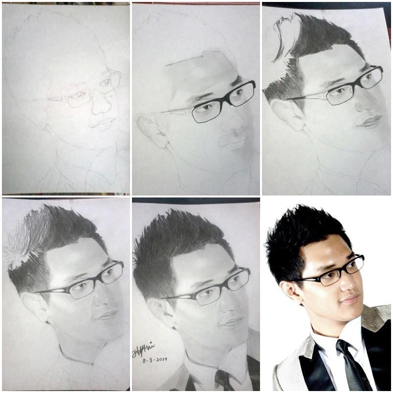 Step By Step dalam membuat sketsa wajah