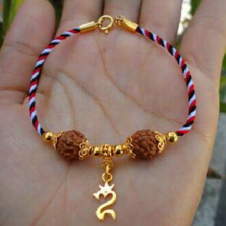 Gelang Tridatu kombinasi Rudraksa