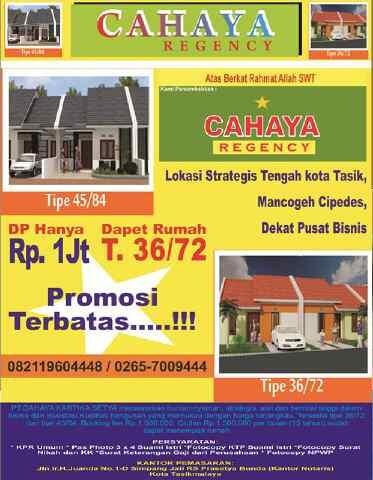 Dijual Rumah di perumahan Tasikmalaya