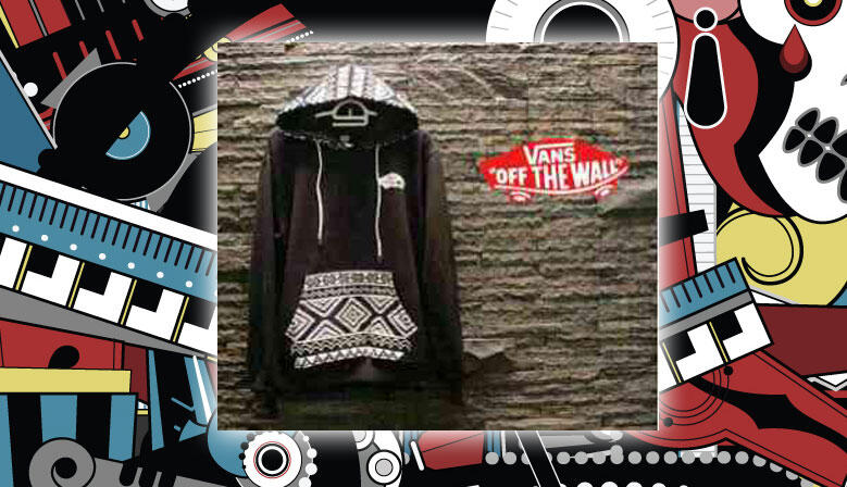 Sweater Vans Saku Motif Batik | 90Rb