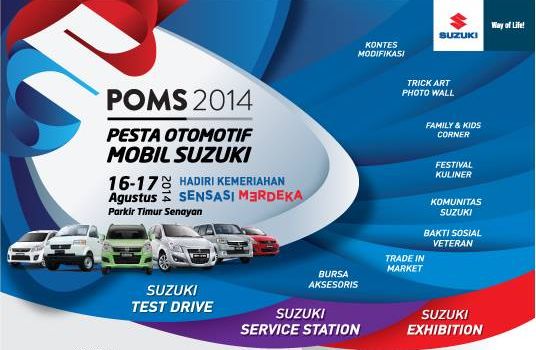 Sensasi Merdeka: Pesta Otomotif Mobil Suzuki (POMS) 2014 Meriahkan Jakarta