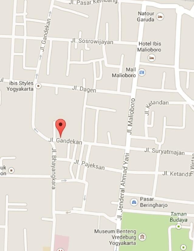 Wts ruko 3 lantai dijalan pajeksan malioboro yogyakarta