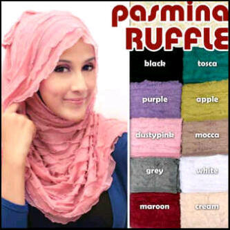 Jilbab, Pasmina dan Kerudung