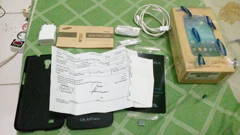 Samsung Galaxy Mega 6.3 GT-I9200 black garansi erafone mulus termurah sekaskus