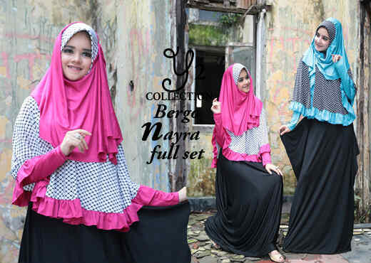 gamis2 syari+baju2 wanita merk y2,dhabi,yoel,sugar kleren murmer ecer grosir