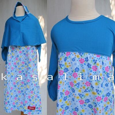 Gamis Anak Polkadot-Sakura-Seruni-Rose