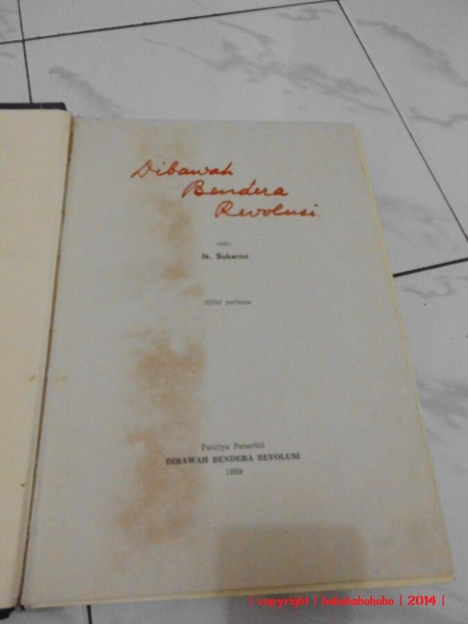Buku Dibawah Bendera Revolusi (cetakan pertama 1959) Langka abizz...