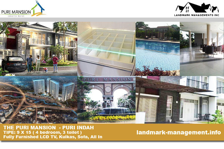 Dijual Perumahan Elite Puri Mansion - 9 x 15 by Agung Sedayu Group Puri Indah ( Sell