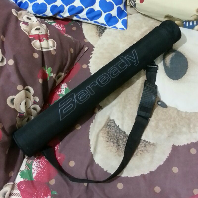 wts tabung gambar / drawing tube merk BEREADY hitam kanvas keren bandung