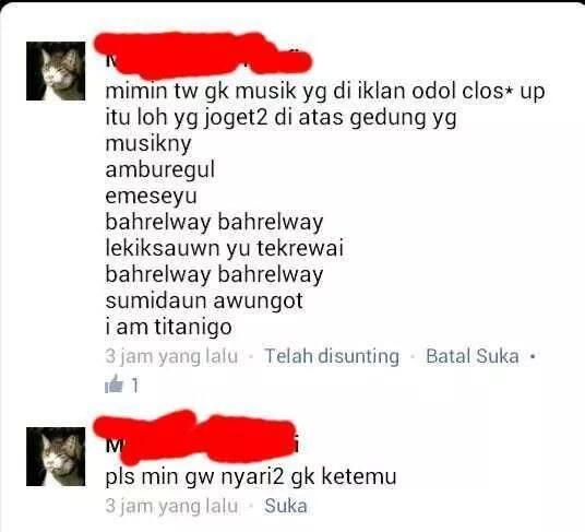 Klarifikasi Akun Facebook yang bikin Amburegul
