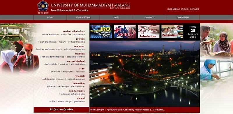 10 Tampilan Website Universitas Yang Oke di Indonesia