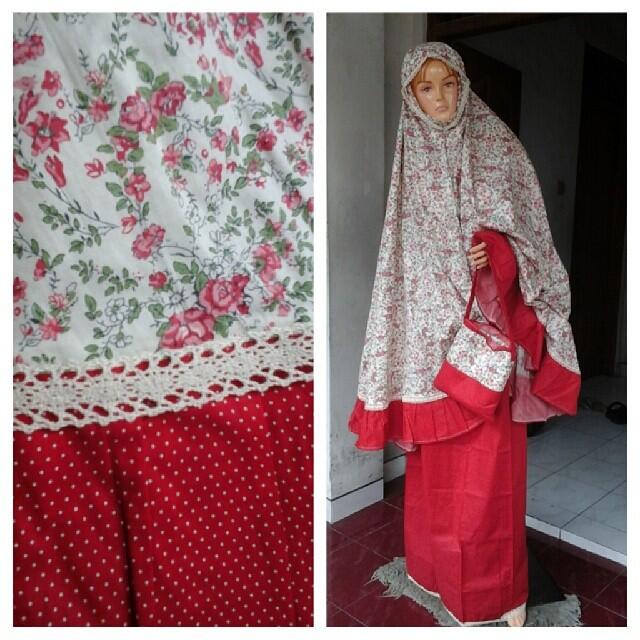 Mukena Katun Jepang berbagai warna