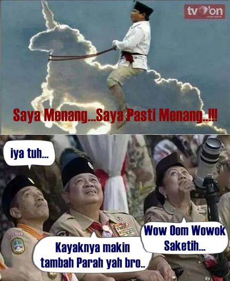 &#91;Need Psychological Help&#93; Prabowo: Saya Yakin Pasti Menang, Pasti Menang...