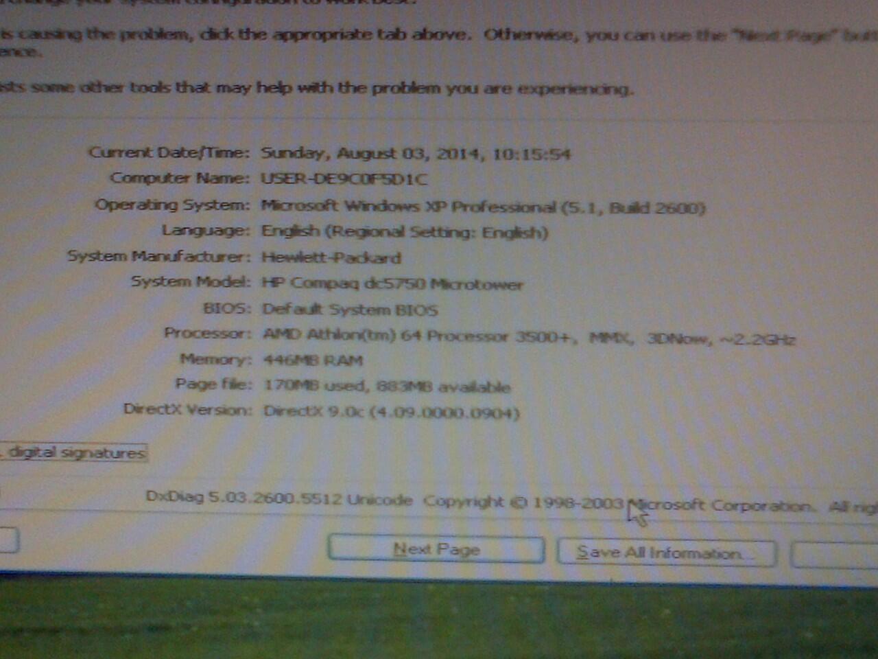 hp compaq dc5750 microtower