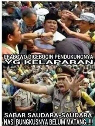 &#91;KRAM OTAK&#93; PRABOWO GAGAL MENGENDALIKAN MASSA PENDUKUNGNYA