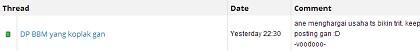 DP BBM yang koplak gan