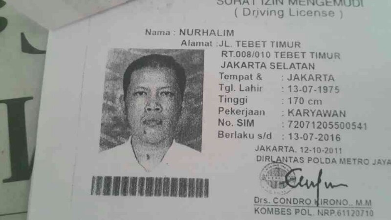 Kehilangan mitsubishi colt diesel B 9485 BDE KUNING