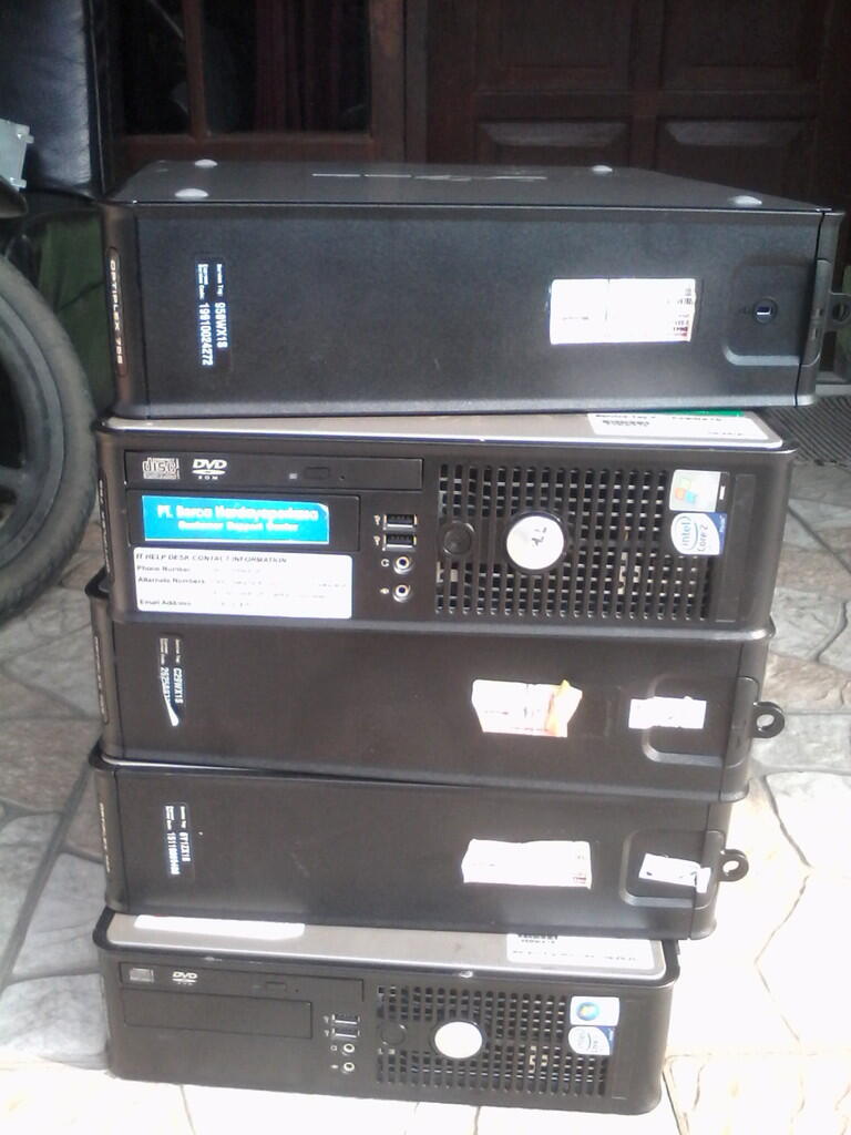 Paket Built Up Dell optiplex 755 Slim + LCD 19 inch Dell kotak ( Bogor)