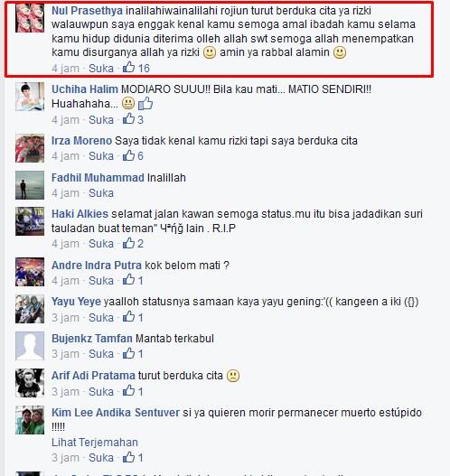 Berdoa Di Facebook,Orang Ini Meninggal &#91;coba kita renungkan sejenak&#93;