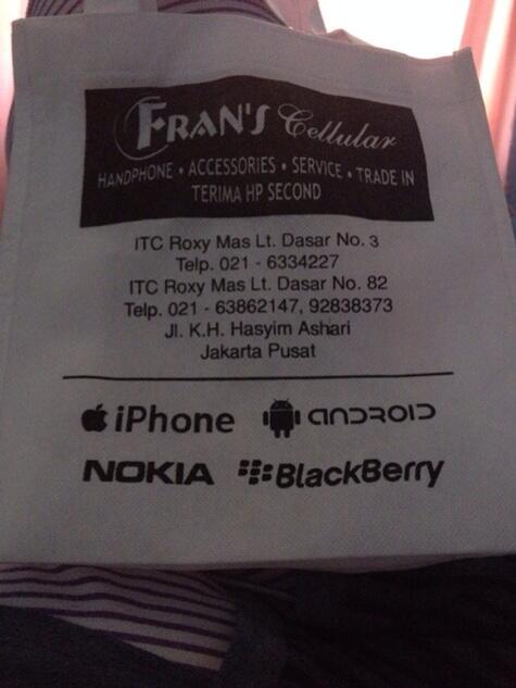 Beware FRANS CELLULAR ITC ROXY MAS Lantai Dasar