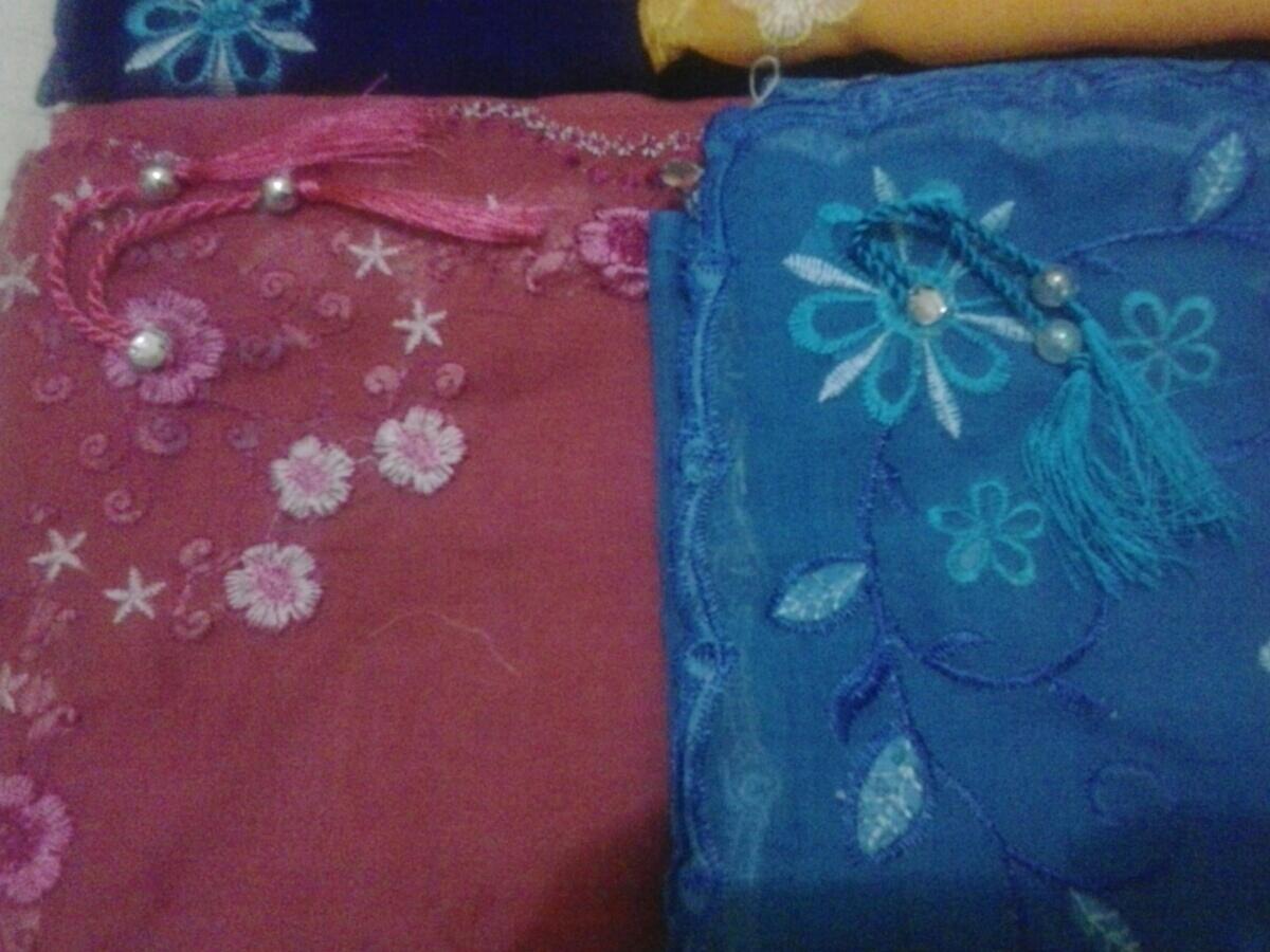GROSIR DAN ECERAN JILBAB PARIS BORDIR (GRIYA MUSLIM TSABITA)