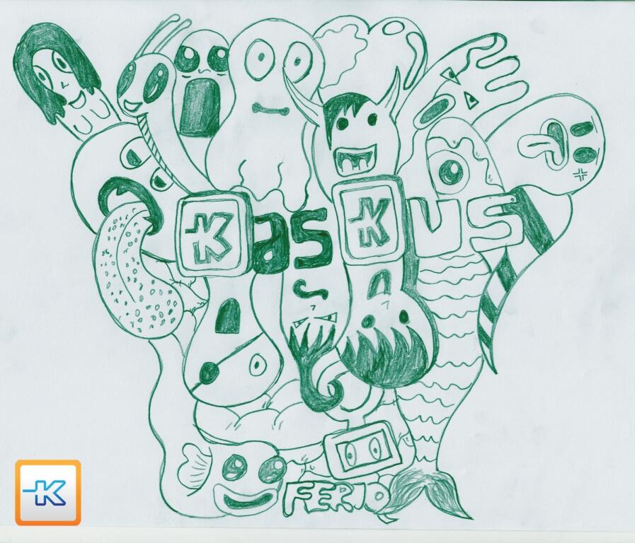 Doodle Art Karya Ane Gan. "First Post in Kaskus"