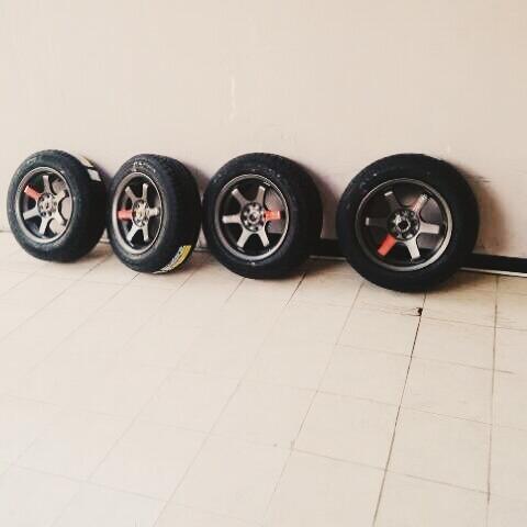 Terjual VOLK RAYS TE37 SL R15 & R16 PCD 4x100-114,3  KASKUS