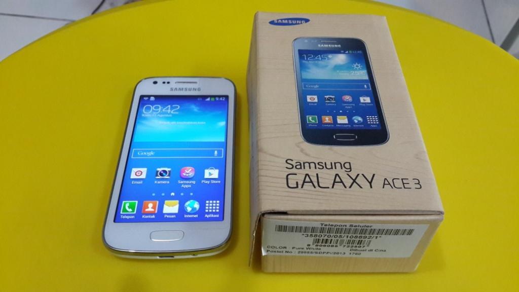 GALAXY ACE3 WHITE S7270 MULUS GARANSI BANDUNG