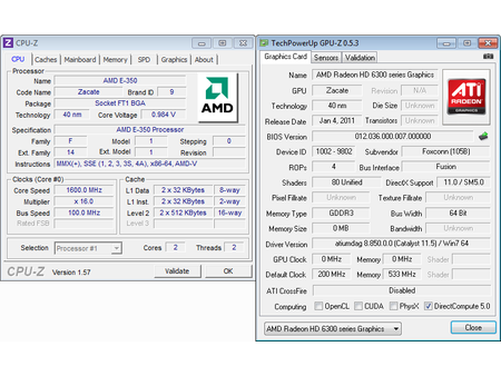 PC AMD E350 1.6Ghz Dualcore