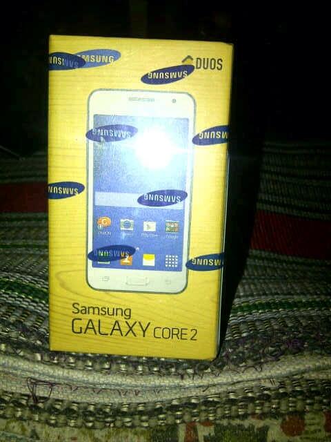 Galaxy core 2 QUADCORE hadiah kantor
