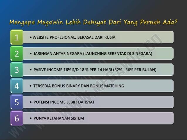 MEGAWIN (UP TO 300%/BULAN) Pendaftaran semakin rame !!!