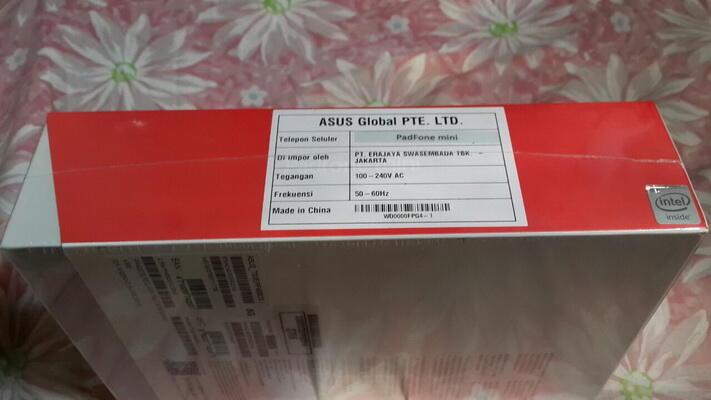 Jual Murah BNIB ASUS Padfone Mini (Tablet+HP) warna Merah, Segel TAM