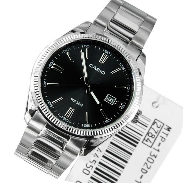 ** MTP-1302D casio analog stainless indikator cuma tanggal|| jual aneka baby-g