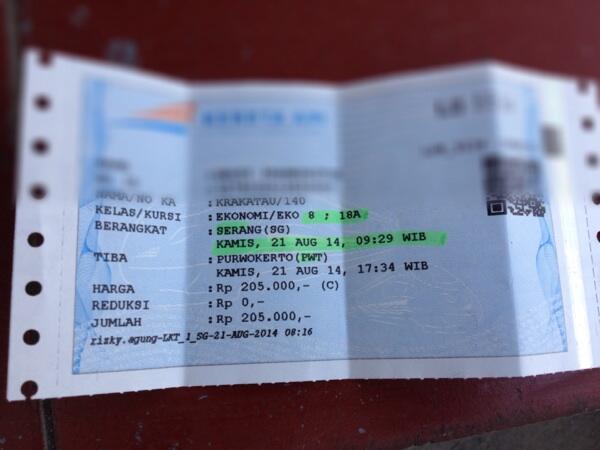 &#91;SHARING&#93; Yang Pernah Bermasalah Dengan Pembelian Tiket KA Masuk Gan