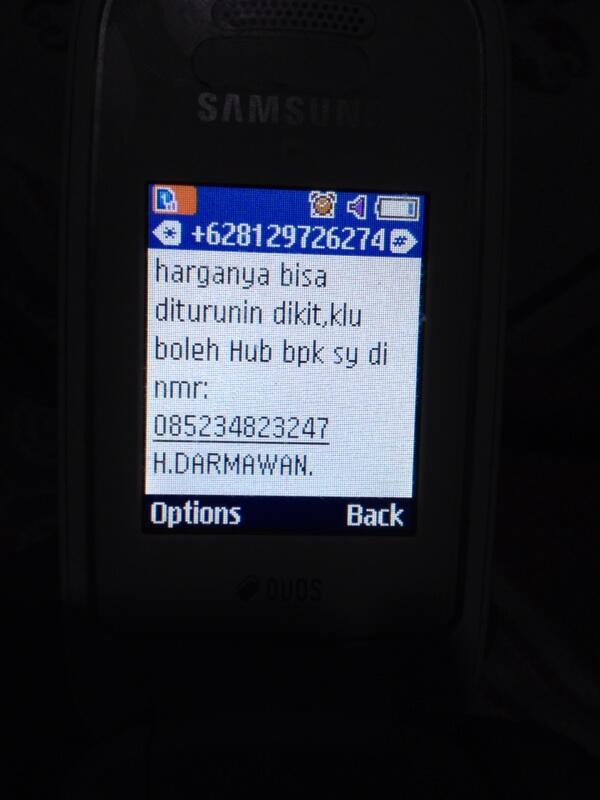 Pesan Buat Penipu