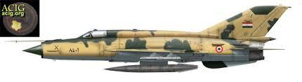 Egyptian MiG 21 crazy pilot's escape from a chasing mirage