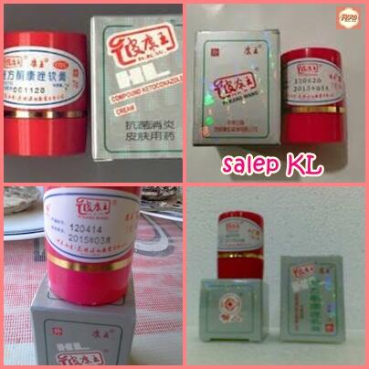 Salep KL (pi kang wang) efektif membasmi jamur di kulit