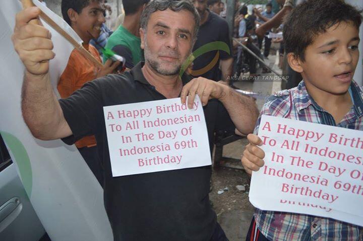 Terharu ! Warga Palestina Peduli terhadap Indonesia