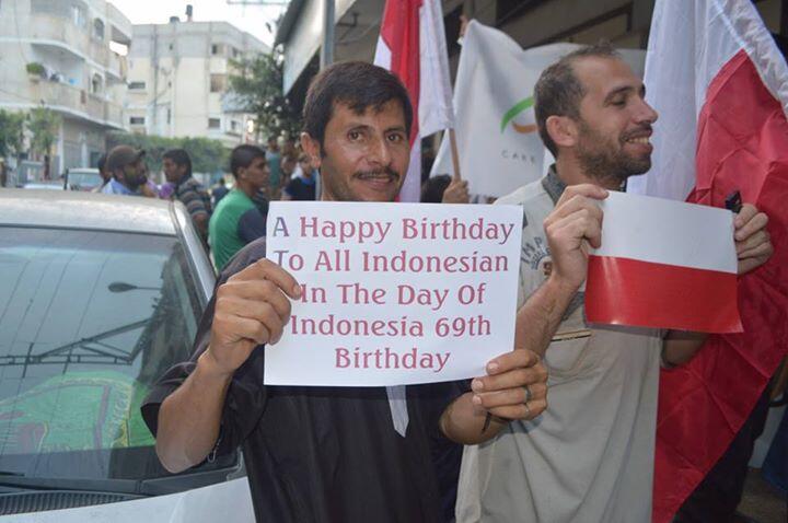 Terharu ! Warga Palestina Peduli terhadap Indonesia
