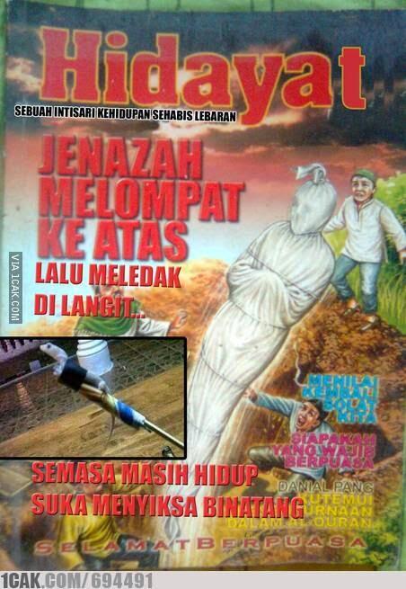 Kumpulan Plesetan majalah Hidayah Bikin Ngakak 7 Turunan 8 Tanjakan....